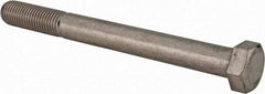Value Collection - 7/8-9 UNC, 9" Length Under Head Hex Head Cap Screw - Partially Threaded, Grade 316 Stainless Steel, Uncoated, 9/16" Hex - Americas Industrial Supply