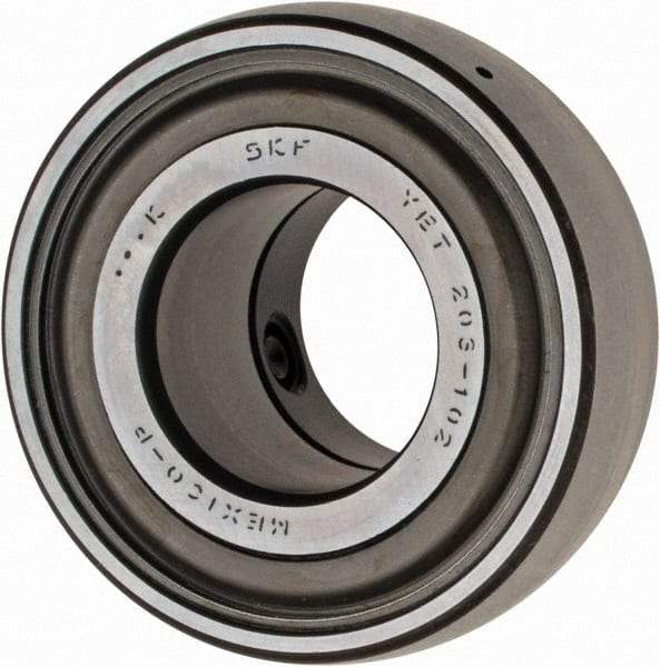 SKF - 1-1/8" ID x 2.4409" OD, 3,380 Lb Dynamic Capacity, Insert Bearing Insert Bearing - 0.7087" Race Width, 2,520 Lb Static Capacity - Americas Industrial Supply