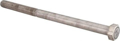 Value Collection - 1-8 UNC, 16" Length Under Head Hex Head Cap Screw - Partially Threaded, Grade 18-8 Stainless Steel, Uncoated, 1-5/16" Hex - Americas Industrial Supply