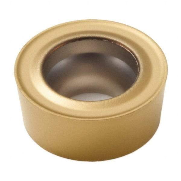 Seco - RCMT1204M0 F2 Grade TS2000 Carbide Turning Insert - TiAlN/TiN Finish, Round, 12mm Inscr Circle, 3/16" Thick - Americas Industrial Supply