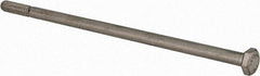 Value Collection - 1/4-20 UNC, 6" Length Under Head Hex Head Cap Screw - Partially Threaded, Grade 316 Stainless Steel, Uncoated, 7/16" Hex - Americas Industrial Supply