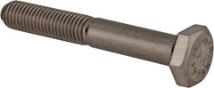 Value Collection - 1/4-28 UNF, 1-3/4" Length Under Head Hex Head Cap Screw - Partially Threaded, Grade 316 Stainless Steel, Uncoated, 7/16" Hex - Americas Industrial Supply