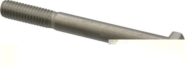 Value Collection - 3/8-16 UNC, 3-1/2" Length Under Head Hex Head Cap Screw - Partially Threaded, Grade 316 Stainless Steel, Uncoated, 9/16" Hex - Americas Industrial Supply