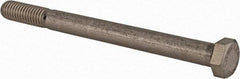 Value Collection - 3/8-16 UNC, 4-1/2" Length Under Head Hex Head Cap Screw - Partially Threaded, Grade 316 Stainless Steel, Uncoated, 9/16" Hex - Americas Industrial Supply