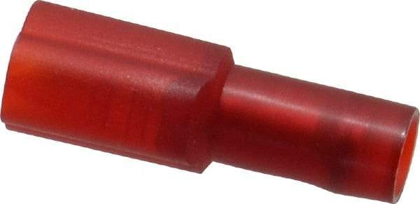 3M - 22 to 18 AWG, Nylon, Fully Insulated, Male Wire Disconnect - 3/16 Inch Wide Tab, Red, RoHS 2011/65/EU Compliant - Americas Industrial Supply