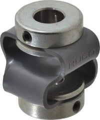 Huco - 5/16" Max Bore Diam, Flexible Flex P Double Loop Coupling - 27mm OD, Polyurethane - Americas Industrial Supply