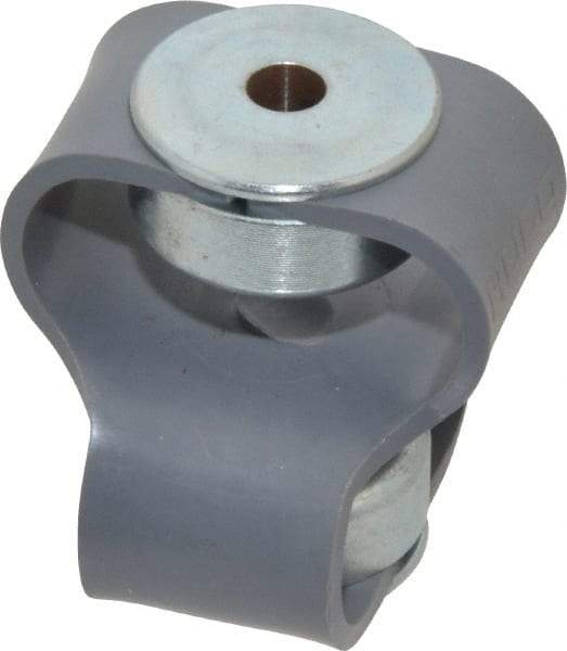 Huco - 1/2" Max Bore Diam, Flexible Flex P Double Loop Coupling - 48mm OD, Polyurethane - Americas Industrial Supply