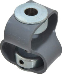 Huco - 3/8" Max Bore Diam, Flexible Flex P Double Loop Coupling - 48mm OD, Polyurethane - Americas Industrial Supply