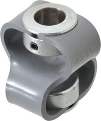 Huco - 5/8" Max Bore Diam, Flexible Flex P Double Loop Coupling - 54mm OD, Polyurethane - Americas Industrial Supply