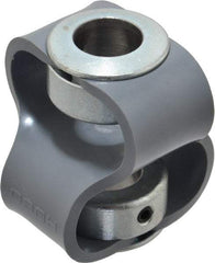 Huco - 5/8" Max Bore Diam, Flexible Flex P Double Loop Coupling - 54mm OD, Polyurethane - Americas Industrial Supply