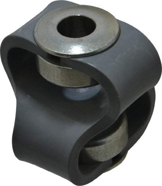 Huco - 1/2" Max Bore Diam, Flexible Flex P Double Loop Coupling - 56mm OD, Polyurethane - Americas Industrial Supply