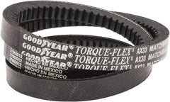 Continental ContiTech - Section AX, 35" Outside Length, V-Belt - Fiber Reinforced Vytracord, Torque-Flex, No. AX33 - Americas Industrial Supply