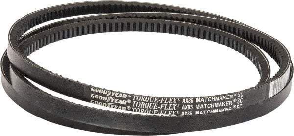 Continental ContiTech - Section AX, 87" Outside Length, V-Belt - Fiber Reinforced Vytracord, Torque-Flex, No. AX85 - Americas Industrial Supply