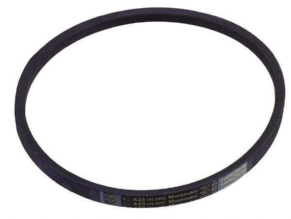 Continental ContiTech - Section B, 227" Outside Length, V-Belt - Wingprene Rubber-Impregnated Fabric, HY-T Matchmaker, No. B225 - Americas Industrial Supply