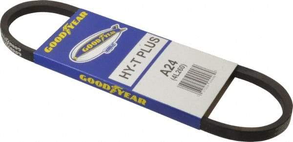 Continental ContiTech - Section A, 26" Outside Length, V-Belt - Wingprene Rubber-Impregnated Fabric, HY-T Matchmaker, No. A24 - Americas Industrial Supply