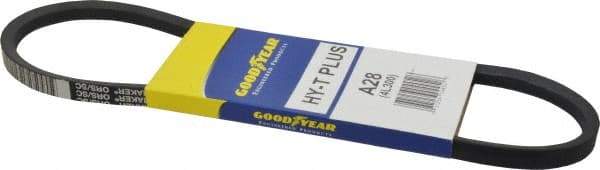 Continental ContiTech - Section A, 30" Outside Length, V-Belt - Wingprene Rubber-Impregnated Fabric, HY-T Matchmaker, No. A28 - Americas Industrial Supply