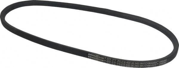 Continental ContiTech - Section A, 34" Outside Length, V-Belt - Wingprene Rubber-Impregnated Fabric, HY-T Matchmaker, No. A32 - Americas Industrial Supply