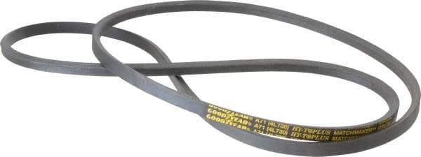 Continental ContiTech - Section A, 73" Outside Length, V-Belt - Wingprene Rubber-Impregnated Fabric, HY-T Matchmaker, No. A71 - Americas Industrial Supply