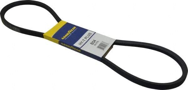 Continental ContiTech - Section B, 57" Outside Length, V-Belt - Wingprene Rubber-Impregnated Fabric, HY-T Matchmaker, No. B54 - Americas Industrial Supply