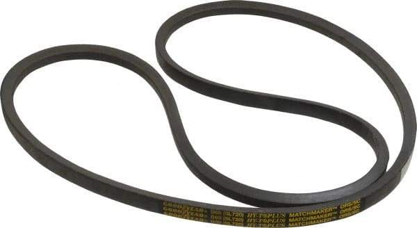 Continental ContiTech - Section B, 72" Outside Length, V-Belt - Wingprene Rubber-Impregnated Fabric, HY-T Matchmaker, No. B69 - Americas Industrial Supply