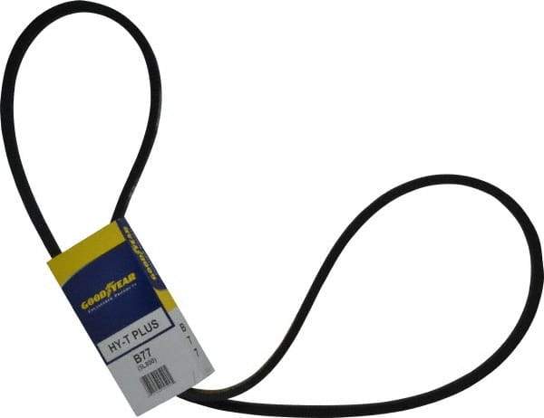 Continental ContiTech - Section B, 80" Outside Length, V-Belt - Wingprene Rubber-Impregnated Fabric, HY-T Matchmaker, No. B77 - Americas Industrial Supply