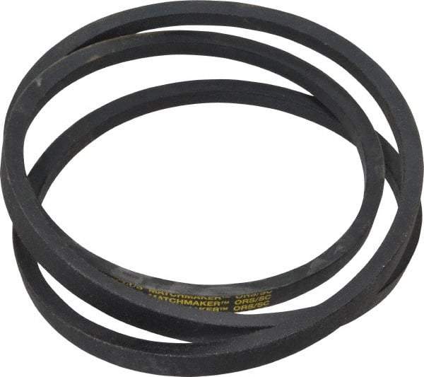 Continental ContiTech - Section B, 84" Outside Length, V-Belt - Wingprene Rubber-Impregnated Fabric, HY-T Matchmaker, No. B81 - Americas Industrial Supply