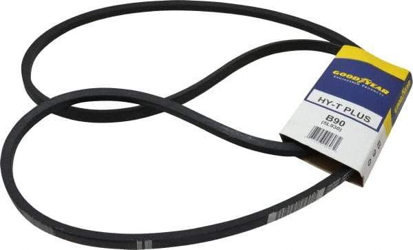 Continental ContiTech - Section B, 93" Outside Length, V-Belt - Wingprene Rubber-Impregnated Fabric, HY-T Matchmaker, No. B90 - Americas Industrial Supply