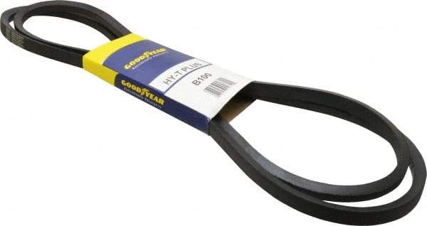 Continental ContiTech - Section B, 103" Outside Length, V-Belt - Wingprene Rubber-Impregnated Fabric, HY-T Matchmaker, No. B100 - Americas Industrial Supply