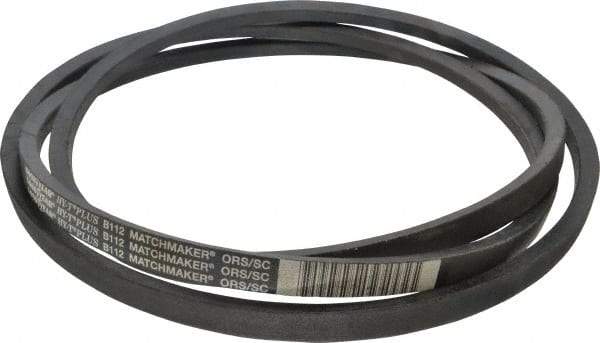 Continental ContiTech - Section B, 115" Outside Length, V-Belt - Wingprene Rubber-Impregnated Fabric, HY-T Matchmaker, No. B112 - Americas Industrial Supply