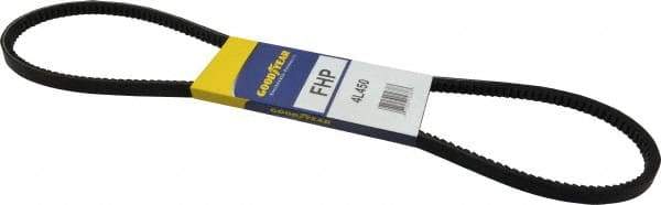 Continental ContiTech - Section 4L, 45" Outside Length, V-Belt - High Traction Rubber, Fractional HP, No. 4L450 - Americas Industrial Supply