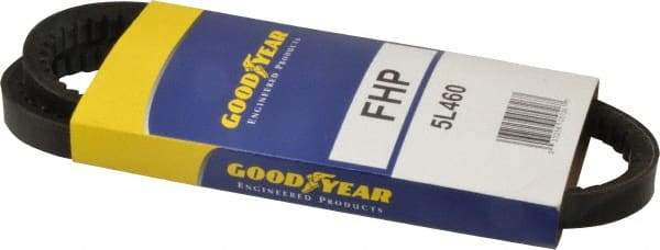 Continental ContiTech - Section 5L, 46" Outside Length, V-Belt - High Traction Rubber, Fractional HP, No. 5L460 - Americas Industrial Supply