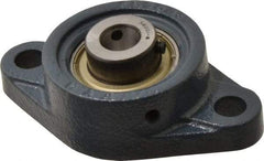 Value Collection - 3-7/8" OALBall Bearing Pillow Block - Cast Iron - Americas Industrial Supply