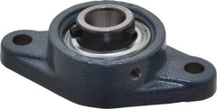 Value Collection - 4-13/32" OALBall Bearing Pillow Block - Cast Iron - Americas Industrial Supply