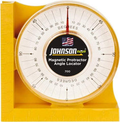 Johnson Level & Tool - (4) 90° Measuring Range, Magnetic Base Protractor - Accuracy Up to 0.30° - Americas Industrial Supply