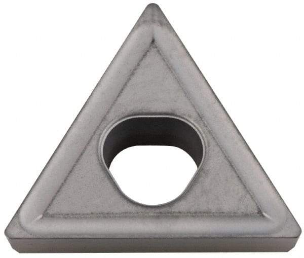 Seco - TPMM321 46 Grade 883 Carbide Turning Insert - Uncoated, 60° Triangle, 3/8" Inscr Circle, 1/8" Thick, 1/64" Corner Radius - Americas Industrial Supply