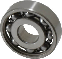 SKF - 10mm Bore Diam, 28mm OD, Open Deep Groove Radial Ball Bearing - 8mm Wide, 1 Row, Round Bore, 441 Lb Static Capacity, 1,040 Lb Dynamic Capacity - Americas Industrial Supply