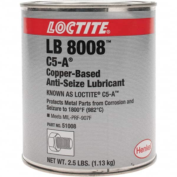 Loctite - 2.5 Lb Can Anti-Seize Lubricant - Copper, 1,800°F - Americas Industrial Supply