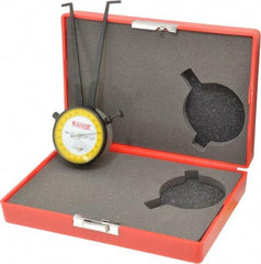 SPI - 1-1/8 to 2-1/8" Inside Dial Caliper Gage - 0.001" Graduation, 0.038mm Accuracy, 3-1/4" Leg Length, Ball Contact Points - Americas Industrial Supply