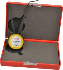SPI - 2-7/8 to 3-7/8" Inside Dial Caliper Gage - 0.001" Graduation, 0.038mm Accuracy, 3-1/4" Leg Length, Ball Contact Points - Americas Industrial Supply