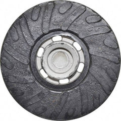 Made in USA - 4-1/2" Diam Disc Backing Ribbed Backing Pad - Firm Density, 13,000 RPM - Americas Industrial Supply