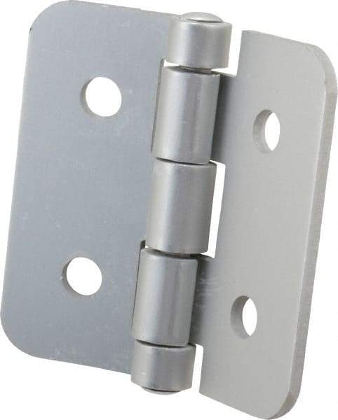 80/20 Inc. - 3" Long x 3" Wide x 1/8" Thick, Aluminum Door Hinge - Aluminum - Americas Industrial Supply