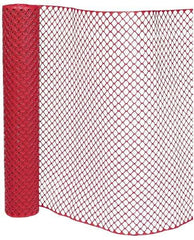 PRO-SAFE - 50' Long x 4' High, Orange Reusable Safety Fence - 1-15/32" x 1-15/32" Mesh - Americas Industrial Supply