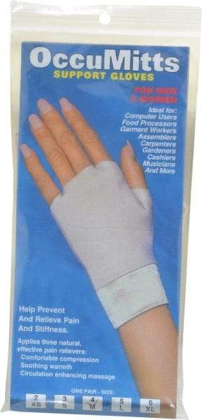 OccuNomix - Size M, Nylon and Spandex Hand Support - Knuckle Size 4 Inch, Left or Right, Beige - Americas Industrial Supply