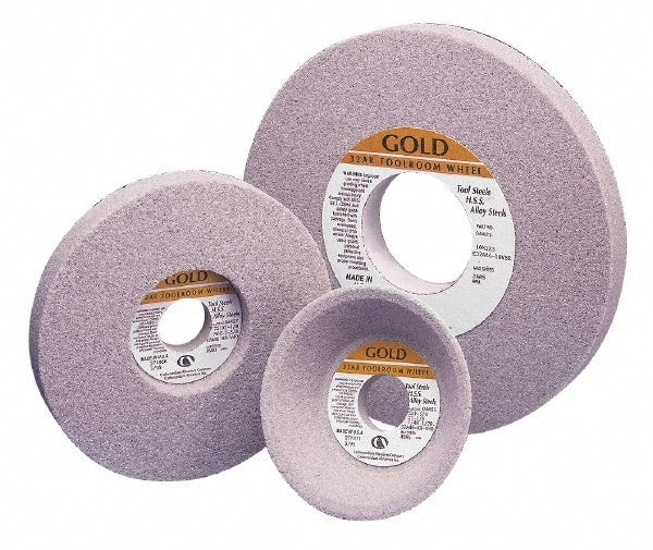 Grier Abrasives - 8" Diam x 1-1/4" Hole x 1" Thick, J Hardness, 46 Grit Surface Grinding Wheel - Americas Industrial Supply