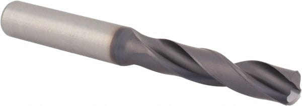 Kennametal - 10.20064mm 140° Spiral Flute Solid Carbide Screw Machine Drill Bit - Americas Industrial Supply