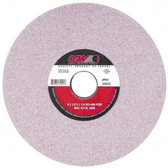 Camel Grinding Wheels - 14" Diam x 5" Hole x 2" Thick, H Hardness, 46 Grit Surface Grinding Wheel - Ceramic, Type 5, Coarse Grade, 1 Max RPM, Vitrified Bond, One-Side Recess - Americas Industrial Supply
