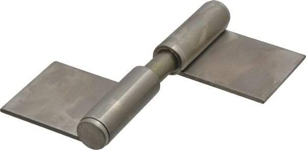 Sugatsune - 4" Long x 2-5/32" Wide x 15/32" Thick, Flag Hinge - Stainless Steel, Satin Finish - Americas Industrial Supply