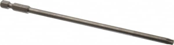 Wiha - T25 Torx Bit - 1/4" Hex Drive, 6" OAL - Americas Industrial Supply