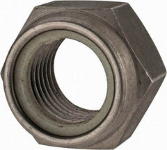 Value Collection - M27x3.00 Metric Coarse 18-8 & Austenitic Grade A2 Hex Lock Nut with Nylon Insert - 27mm High, Uncoated - Americas Industrial Supply