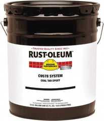 Rust-Oleum - 5 Gal Can Gloss Black Epoxy - 100 to 130 Sq Ft/Gal Coverage, 294 g/L VOC Content - Americas Industrial Supply